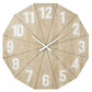 Natural Finished Wood Clock - Subtle Rustic Style Wall Clock - Timeless Wall Decor (31") | Timeless Home Decor | INSIDE OUT | InsideOutCatalog.com