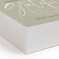 Corner Detail of Inspirational Word Wood Block - Positive Thoughts and a Grateful Heart Can Change Your Life | InsideOutCatalog.com