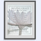 Amazing Grace Song Lyric Wall Art - Inspirational Christian Wall Poster (16x20) shown framed | InsideOutCatalog.com
