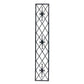 Black Diamond Design Iron Wall Grille - Hang Vertical or Horizontal | Black Iron Wall Decor  | Nearly 5 feet tall | INSIDE OUT | InsideOutCatalog.com
