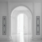 Black Diamond Design Iron Wall Grille - Hang Vertical or Horizontal (57.5")