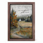 Old Country Church Small Framed Art - Let Your Light Shine Inspirational Home Accent | InsideOutCatalog.com