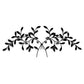Olive Leaf Iron Wall Grille - Black Metal Wall Decor on white background | INSIDE OUT | InsideOutCatalog.com