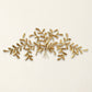Large Italian Gold Iron and Tole Wall Decor - Olive Leaf Iron Wall Grille on beige wall | INSIDE OUT | InsideOutCatalog.com