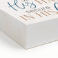 Corner Detail of Inspirational Wood Block with Bird Artwork - Safe in His Hands, Secure in His Love | InsideOutCatalog.com