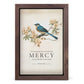 Bluebird Small Framed Art - The Lord is good to all, and His MERCY is over all that he has made - Psalm 145:9 | InsideOutCatalog.com