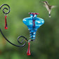 Replacement Glass Feeding Vessel Only for Hummingbird Feeders - Available in 4 colors - shown in Aqua | INSIDE OUT | InsideOutCatalog.com