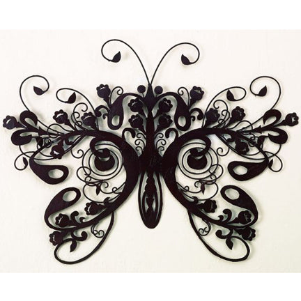 Butterfly Iron Wall Decor | Butterfly Home Accent | Two Sizes to Choose From | Large Butterfly Home Decor shown | INSIDE OUT | InsideOutCatalog.com