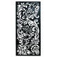 Laser Cut Leaf and Flower Iron Wall Grille - Reversible Facing Metal Wall Decor (53.5"H) | INSIDE OUT | InsideOutCatalog.com