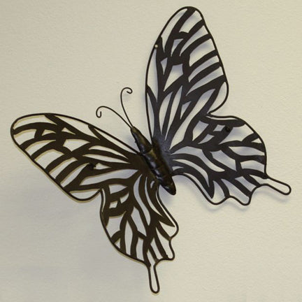 Butterfly Iron Wall Decor | Hanging Butterfly Home Accent | Two Ways to Hang | Medium Butterfly Wall Accent | INSIDE OUT | InsideOutCatalog.com