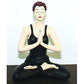 Yoga Girl Statuary - Meditating with Legs Crossed Yoga Figurine | INSIDE OUT | InsideOutCatalog.com