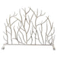 Antique White Iron Twig Decorative Fire Screen | InsideOutCatalog.com