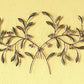 Olive Leaf Iron Wall Grille - Red, Green, Gold Metal Wall Decor | INSIDE OUT | InsideOutCatalog.com