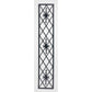 Black Diamond Design Iron Wall Grille - Hang Vertical or Horizontal | Black Iron Wall Decor  | Nearly 5 feet tall | INSIDE OUT | InsideOutCatalog.com