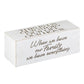 Wood Brick Message Block - FAMILY FOREVER - Inspirational Home Accent | THIS IS US. OUR STORY. OUR LIFE. OUR HOME. | When we have our Family we have everything. | INSIDE OUT | InsideOutCatalog.com