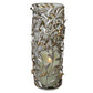 Silver and Gold Iron Hurricanes - Leaf & Berry Accented Iron & Glass Candle Holders - 3 Sizes to Choose From | Large Iron Candle Holder Shown | INSIDE OUT | InsideOutCatalog.com
