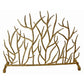 Italian Gold Iron Twig Decorative Fire Screen | InsideOutCatalog.com