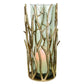 Italian Gold Iron Hurricanes - Twig Accent Iron & Glass Candle Holders - 3 Sizes to Choose From (Large Candle Holder pictured) | Beautiful estate quality home decor | INSIDE OUT | InsideOutCatalog.com