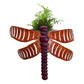 Brown and Tuscan Dragonfly Wall Planter | Dragonfly Candle Holder | INSIDE OUT | InsideOutCatalog.com