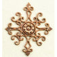Italian Gold Iron Medallion pictured available on our Iron Monogram Wall Planter - Personalized Home Entry Decor | INSIDE OUT | InsideOutCatalog.com