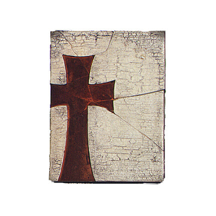 Old World Hand Cast Stone Tablet - Tabletop or Wall Decor - Cross | INSIDE OUT | InsideOutCatalog.com