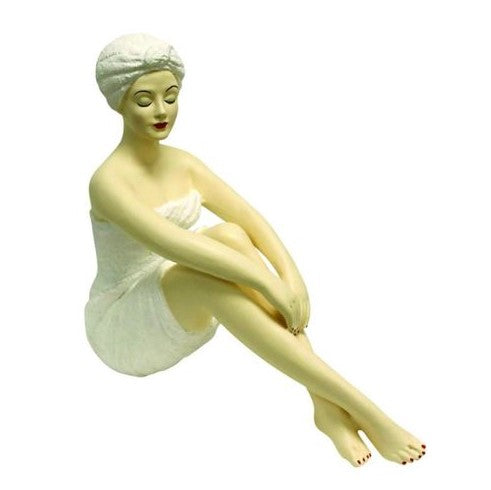 Spa Girl Beauties - Resin Collectible Statuary - Spa Girl with Knees Up | INSIDE OUT | InsideOutCatalog.com